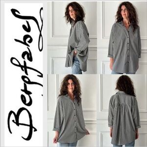 Bergfabel Over Shirt striped 38